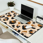 Leopard Print â Neutral Gold Light Palette Desk Mat Gallery Image 2