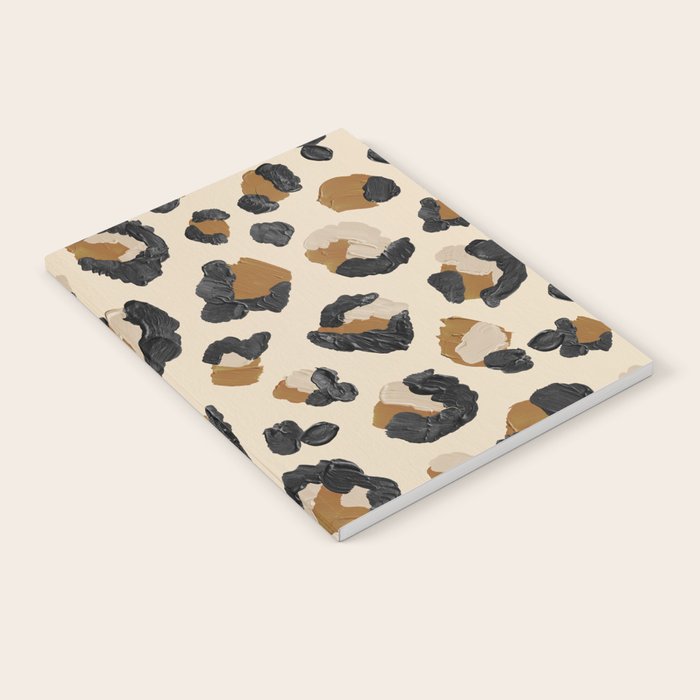 Leopard Print - Neutral Gold Light Palette Notebook Gallery Image 2