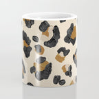 Leopard Print - Neutral Gold Light Palette Coffee Mug Gallery Image 4