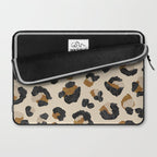 Leopard Print - Neutral Gold Light Palette Laptop Sleeve Gallery Image 2