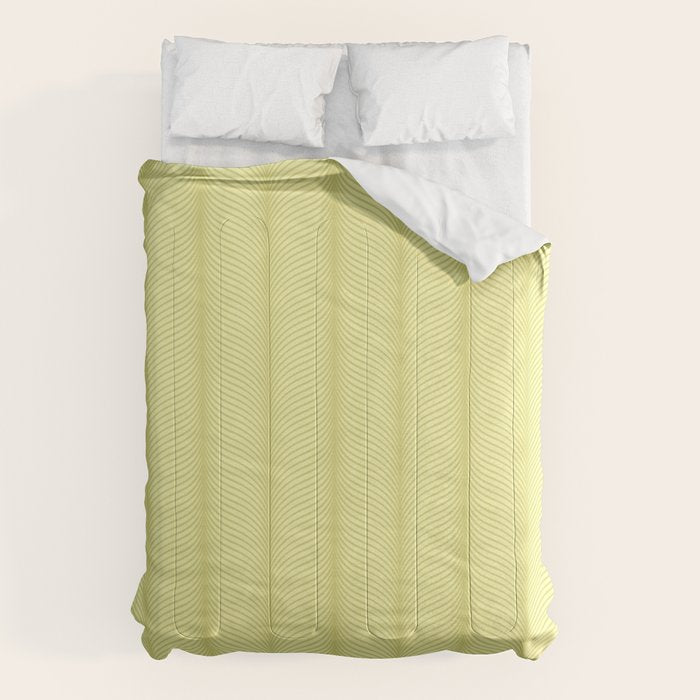 Elysian XX Pastel Lime Green Comforter Gallery Image 1