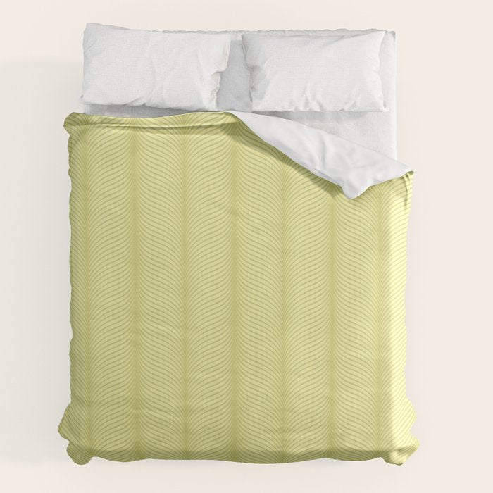 Elysian XX Pastel Lime Green Duvet Cover Gallery Image 2