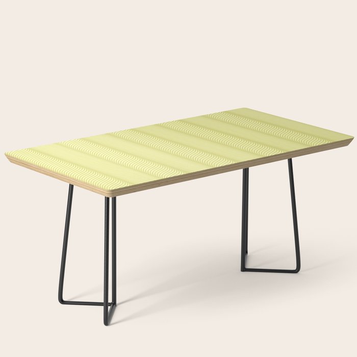 Elysian XX Pastel Lime Green Coffee Table Gallery Image 1