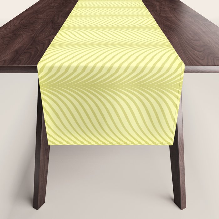 Elysian XX Pastel Lime Green Table Runner Gallery Image 1