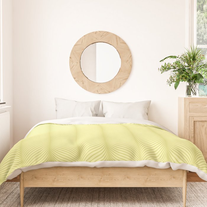 Elysian XX Pastel Lime Green Duvet Cover Gallery Image 3