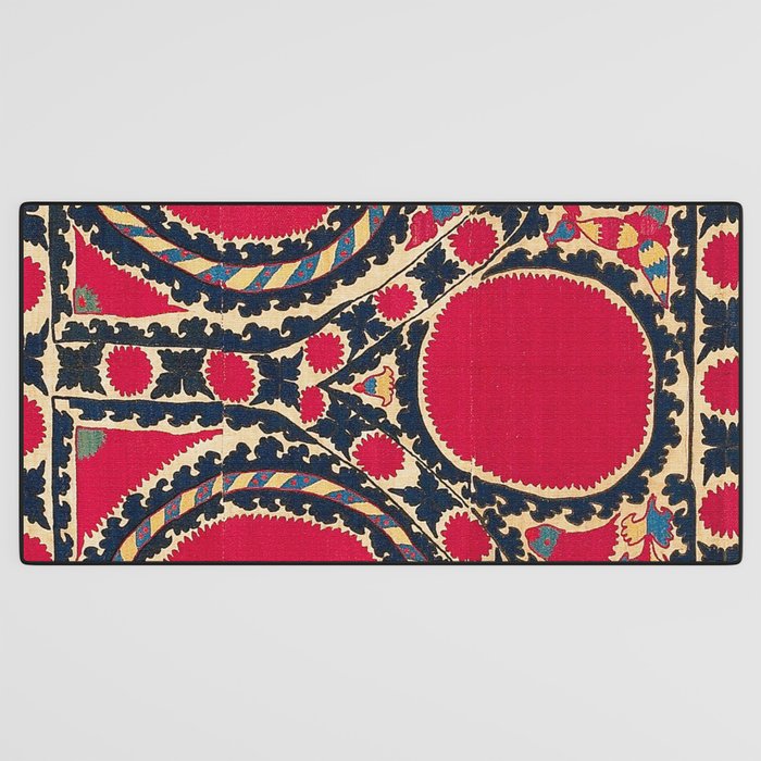 Tashkent Uzbekistan Central Asian Suzani Embroidery Print Desk Mat Gallery Image 3