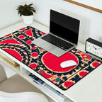 Tashkent Uzbekistan Central Asian Suzani Embroidery Print Desk Mat Gallery Image 2