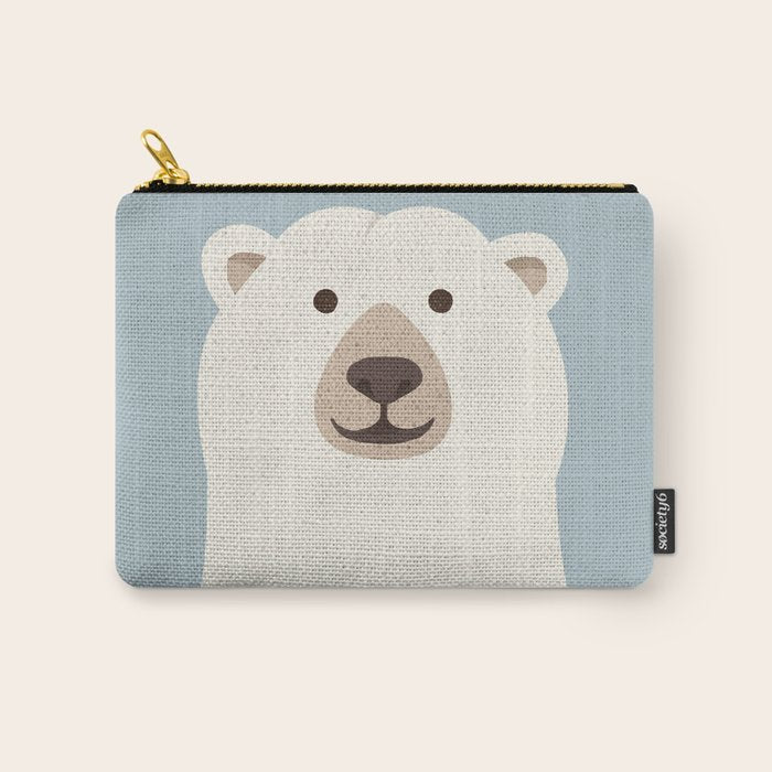 Whimsy Polar Bear Carry All Pouch Gallery Image 1
