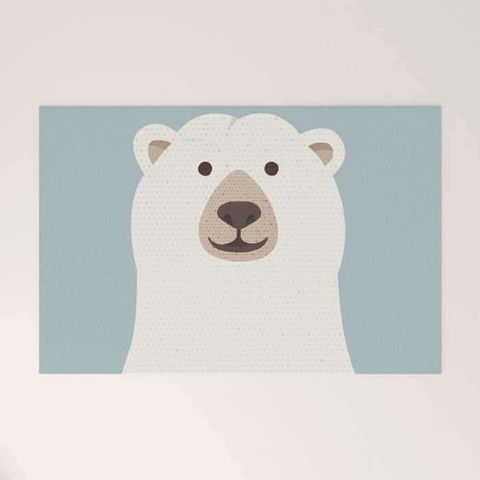 Whimsy Polar Bear Welcome Mat Gallery Image 1