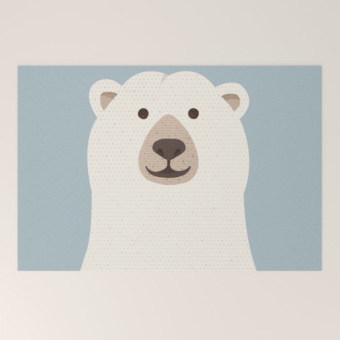 Whimsy Polar Bear Welcome Mat Gallery Image 2