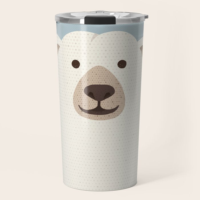 Whimsy Polar Bear Travel Mug Gallery Image 1