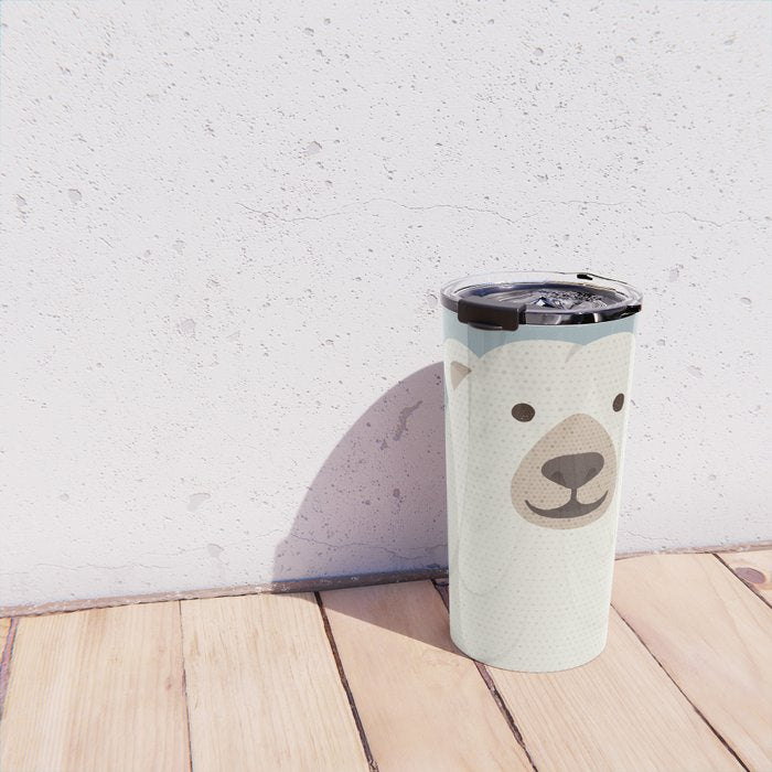 Whimsy Polar Bear Travel Mug Gallery Image 4