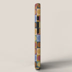 Retro Flowers Check Pattern XII iPhone Case Gallery Image 2