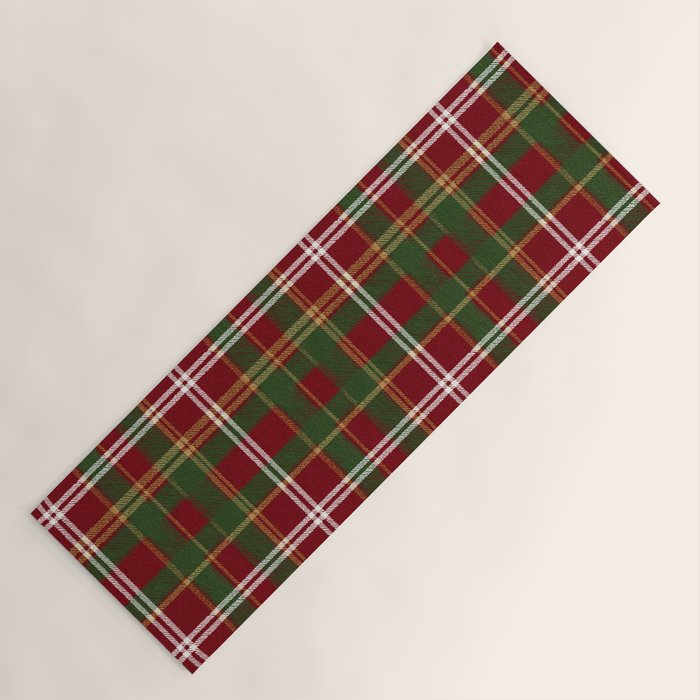 Classic Tartan Plaid Yoga Mat Gallery Image 1