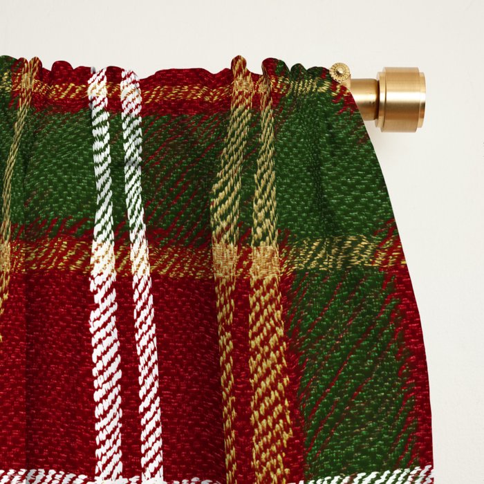 Classic Tartan Plaid Window Curtain Gallery Image 2