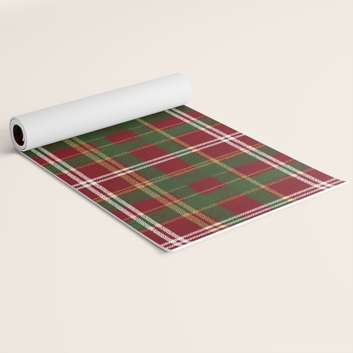 Classic Tartan Plaid Yoga Mat Gallery Image 2