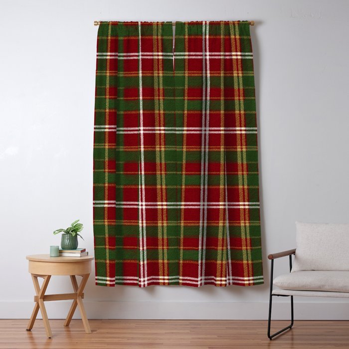 Classic Tartan Plaid Window Curtain Gallery Image 5