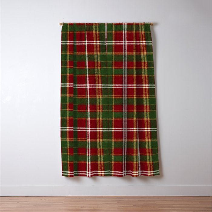 Classic Tartan Plaid Window Curtain Gallery Image 3