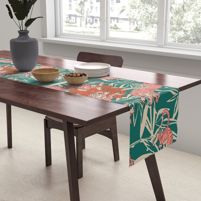 BENGAL KUMA TIGER Table Runner Gallery Image 2