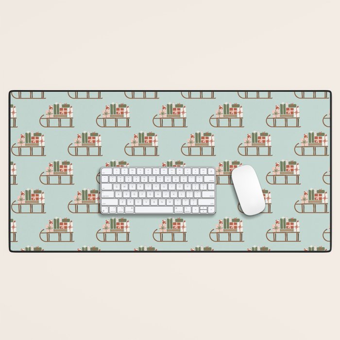 Christmas Sleigh Desk Mat Gallery Image 1
