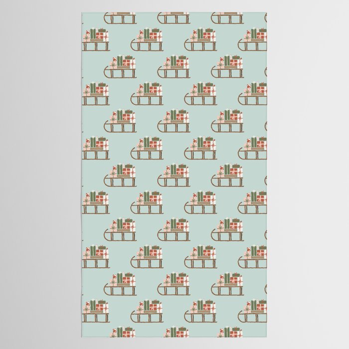 Christmas Sleigh Tablecloth Gallery Image 2
