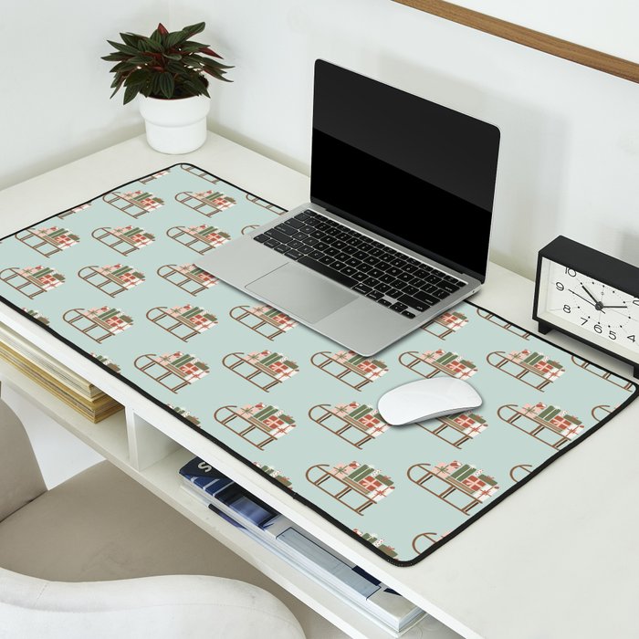 Christmas Sleigh Desk Mat Gallery Image 2