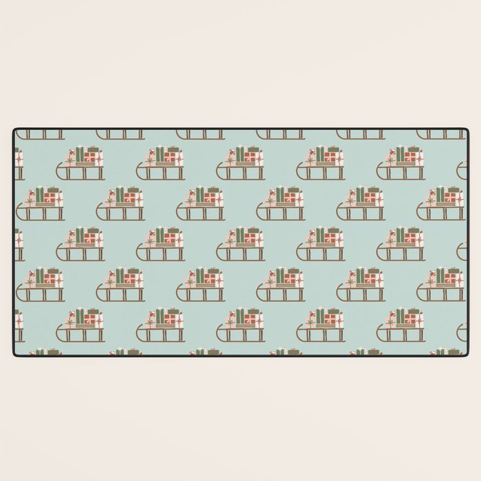 Christmas Sleigh Desk Mat Gallery Image 3