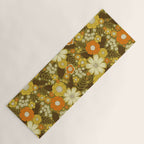 1970s Retro/Vintage Floral Pattern Yoga Mat Gallery Image 1