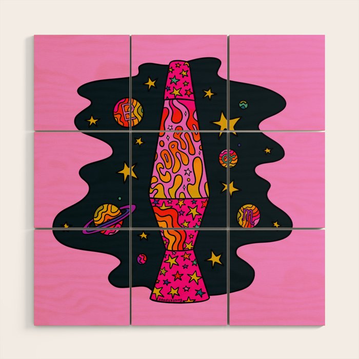 Scorpio Lava Lamp Wood Wall Art Gallery Image 1