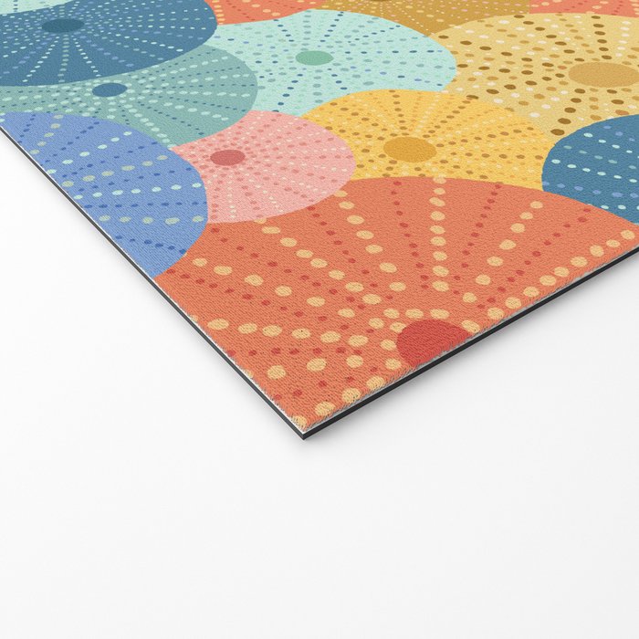 Coloful Sea Urchins 2 Welcome Mat Gallery Image 2