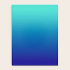 Turquoise Ultramarine Blue Gradient Notebook Gallery Image 4