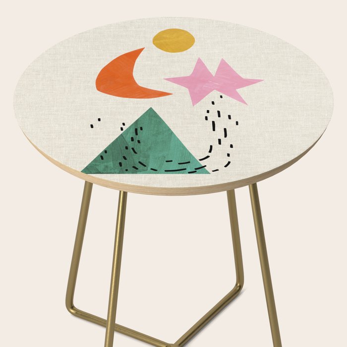 Orange Moon Mountain Side Table Gallery Image 2