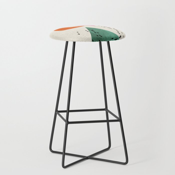 Orange Moon Mountain Stool Gallery Image 1