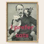 I Prefer Cats Serving Tray Gallery Image 1