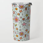 Alternative Christmas Lights Print Travel Mug Gallery Image 2