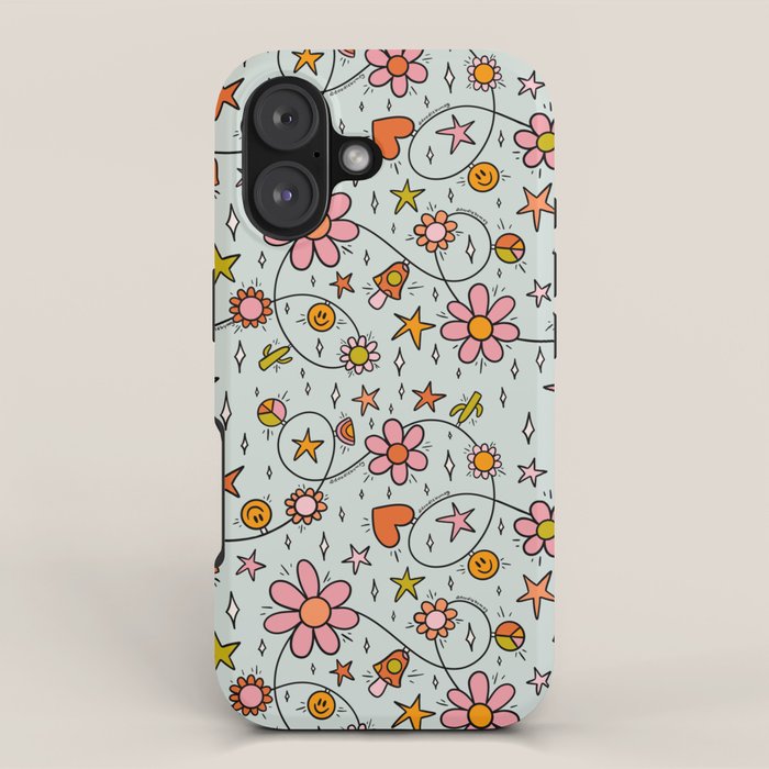 Alternative Christmas Lights Print iPhone Case Gallery Image 1