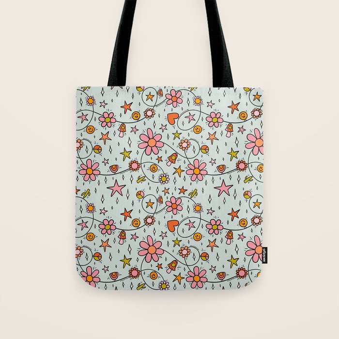 Alternative Christmas Lights Print Tote Bag Gallery Image 1