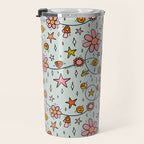 Alternative Christmas Lights Print Travel Mug Gallery Image 3