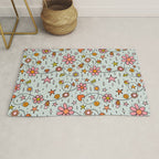 Alternative Christmas Lights Print Rug Gallery Image 1