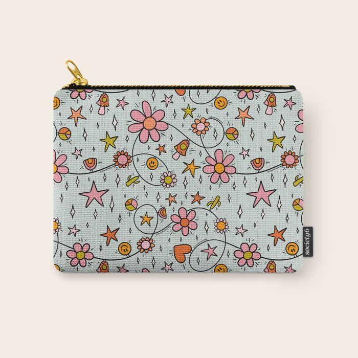 Alternative Christmas Lights Print Carry All Pouch Gallery Image 1