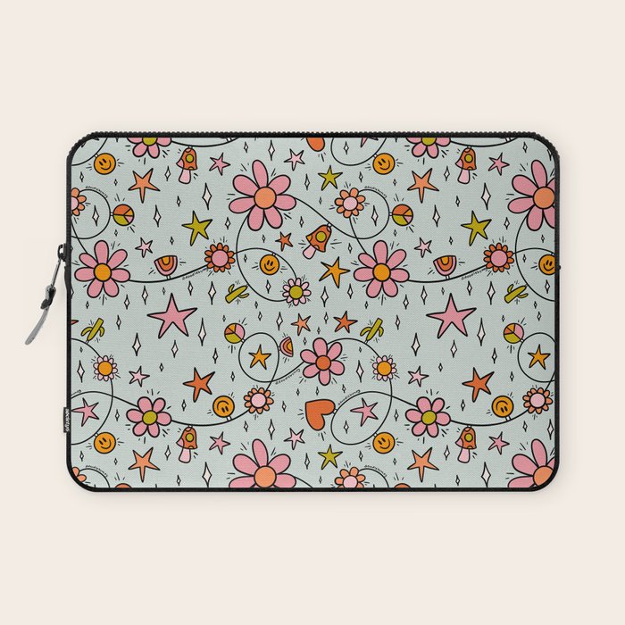 Alternative Christmas Lights Print Laptop Sleeve Gallery Image 1