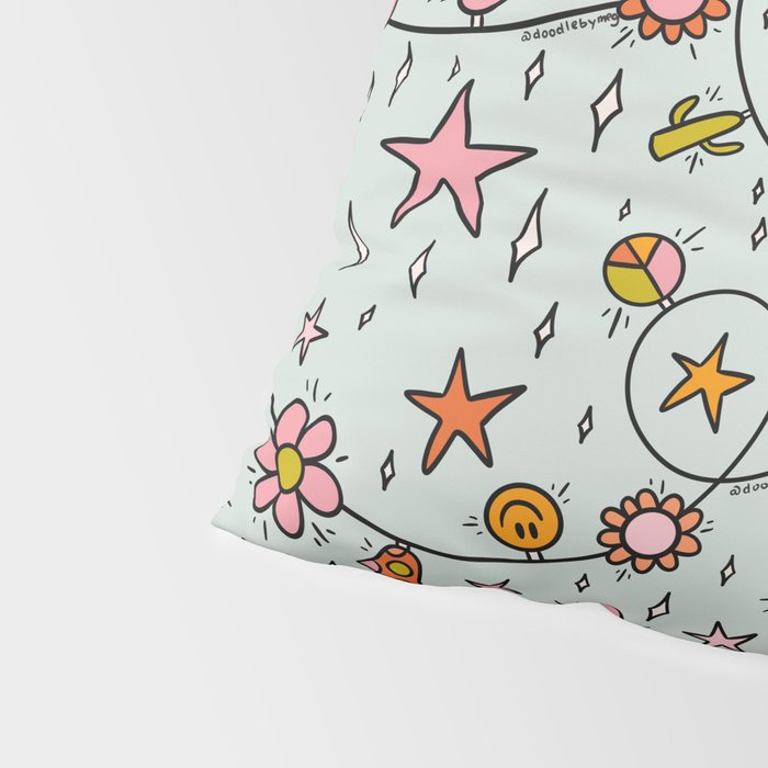 Alternative Christmas Lights Print Pillow Sham Gallery Image 4