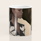 Woman in Bold Print with Black Horse Coffee Mug Gallery Image 4