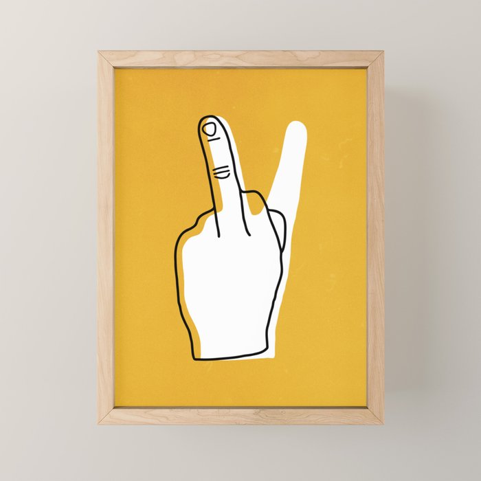 Two Moods Only Mini Art Print Gallery Image 1