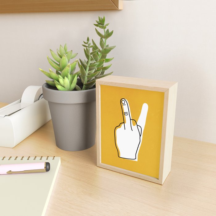 Two Moods Only Mini Art Print Gallery Image 2