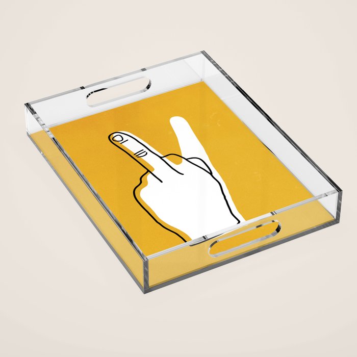 Two Moods Only Acrylic Tray Gallery Image 1