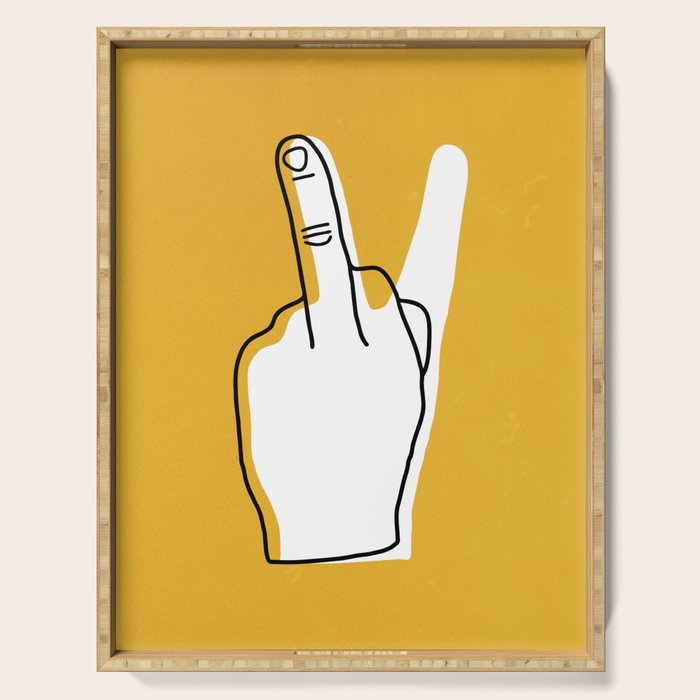 Two Moods Only Serving Tray Gallery Image 1