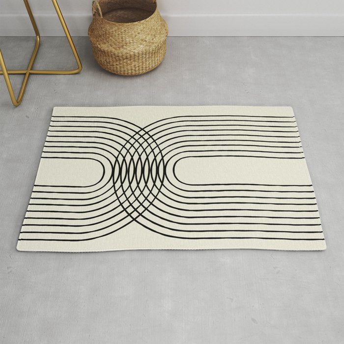 Arch duo 1 Mid century modern Rug Gallery Image 1
