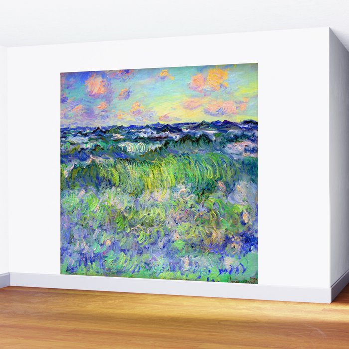Claude Monet Sea at Pourville Wall Mural Gallery Image 2
