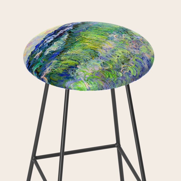 Claude Monet Sea at Pourville Stool Gallery Image 2